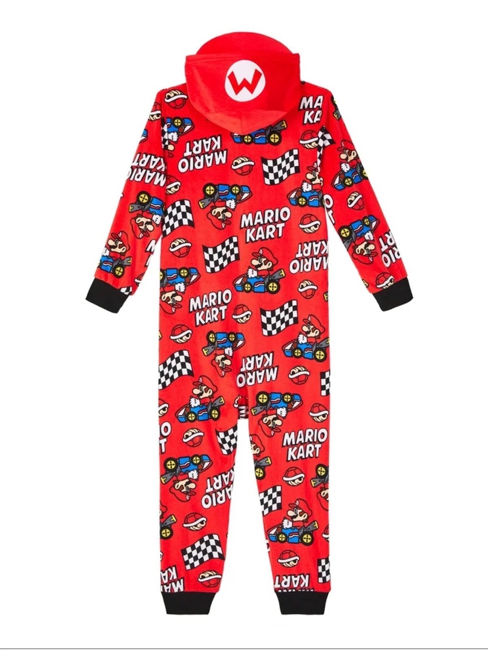 Super Mario Boys Hooded suit pajamas Size XS 4/5